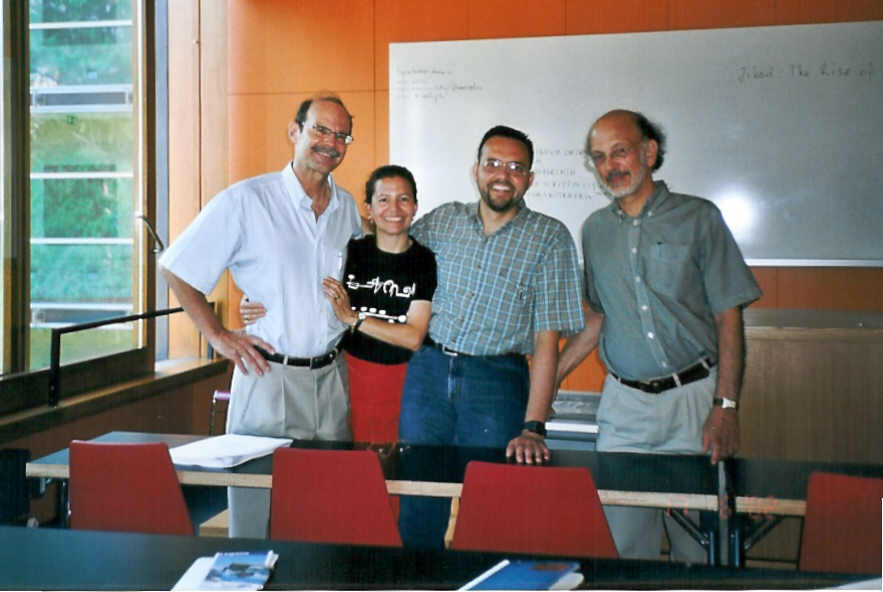 Professors Ulrich (with wife Kathy), Ramrez, Rosenhead